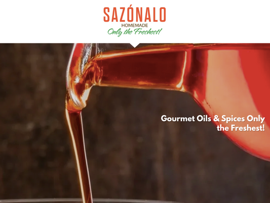 Sazonalo Premium Annatto Infused Oil, Authentic. No Preservatives. 10 oz Glass Bottle
