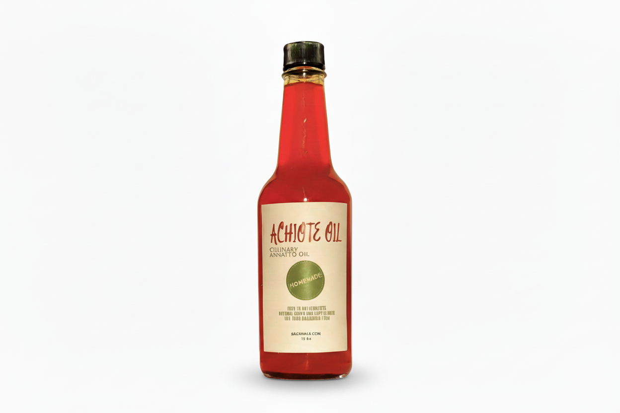 Sazonalo Premium Annatto Infused Oil, Authentic. No Preservatives. 10 oz Glass Bottle